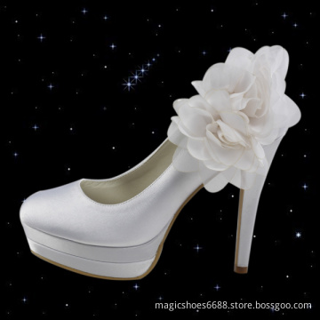 Double Platform High Heel Sexy Wedding Shoes Womens
